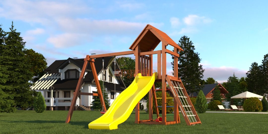 Детская площадка Савушка Мастер 7 - Махагон